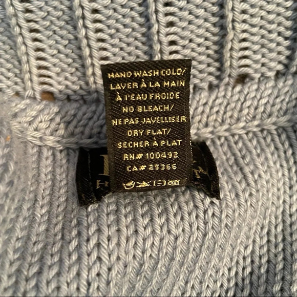 Pure handknit women’s blue  open cardigan sweater‎ in size x-small/small - Picture 9 of 10